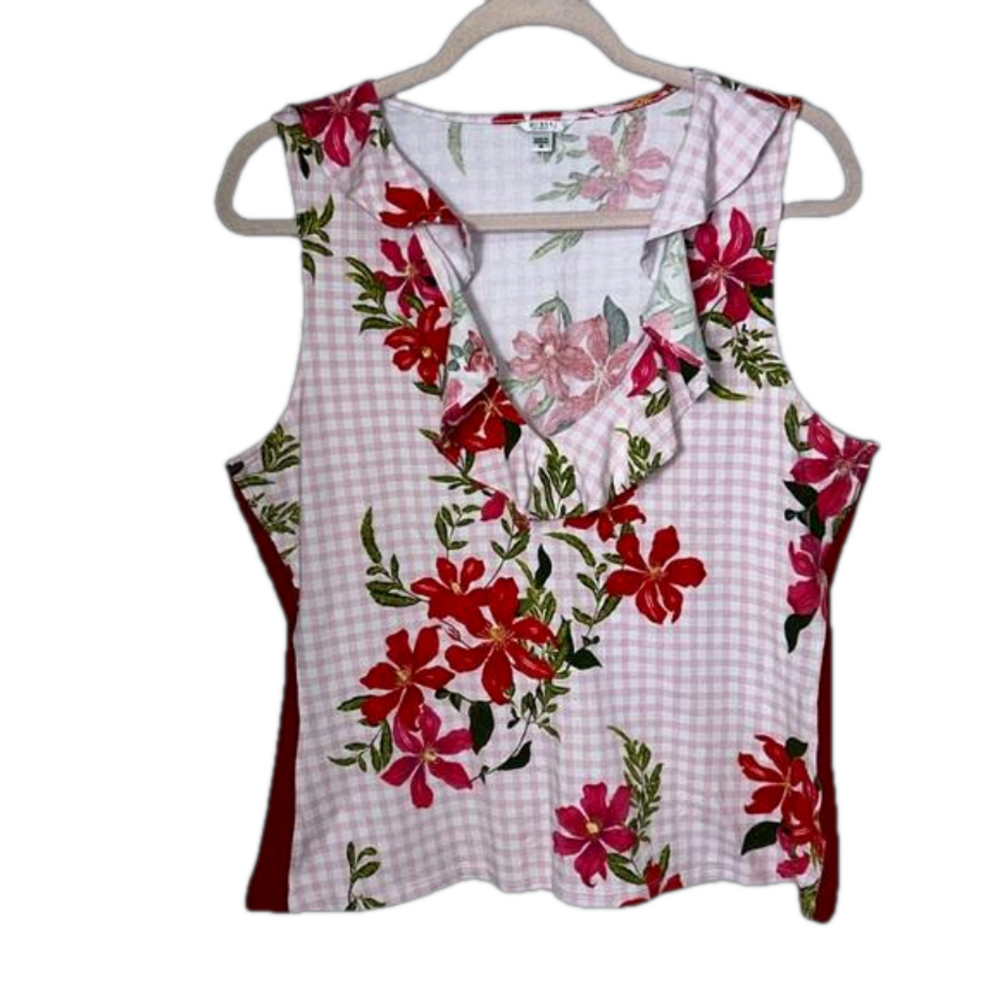 Guess Floral Tank Top Sleeveless